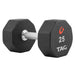 TAG Fitness U8DB 8 Sided Premium Ultrathane Dumbbells 25 lb