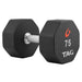 TAG Fitness U8DB 8 Sided Premium Ultrathane Dumbbells 75 lb