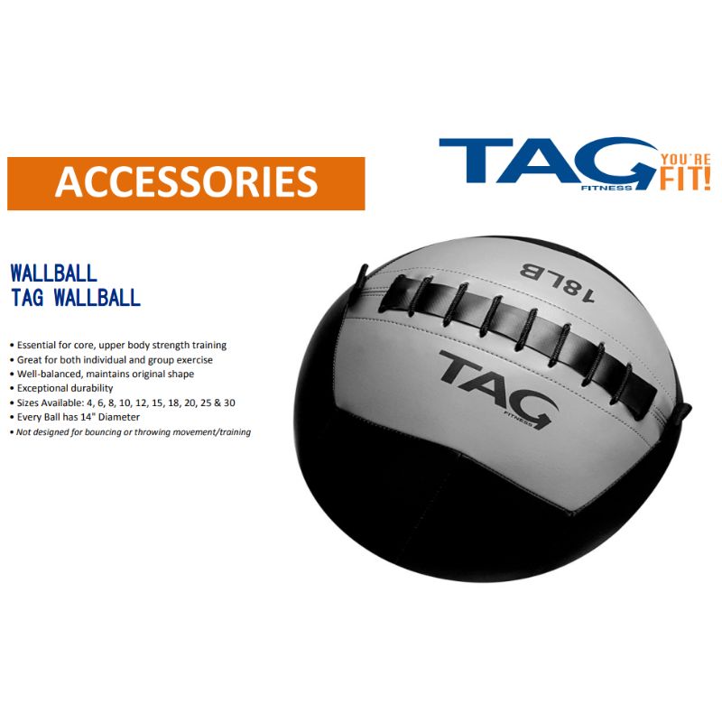 TAG Fitness WALLBALL Deluxe Wall Ball Accessories
