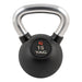 TAG Rubber Encased Kettlebell with Chrome Handle 15 lb