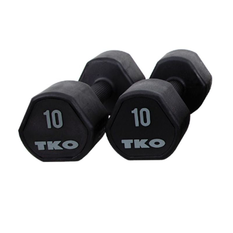 TKO 10 lb Pair Studio Dumbbell