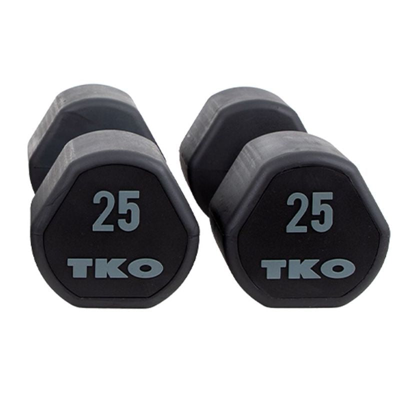 TKO 25 lb Pair Studio Dumbbell