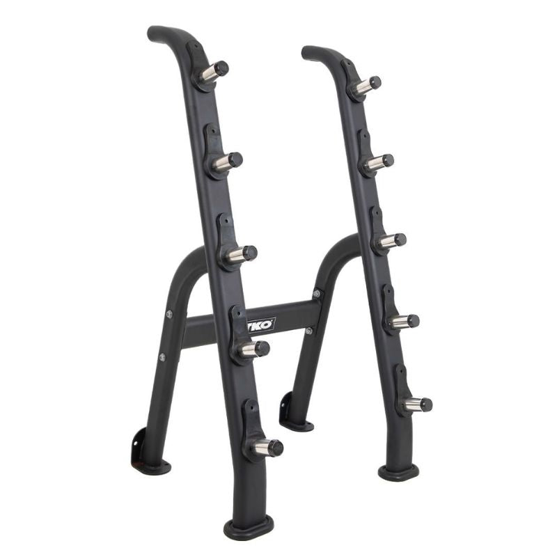 TKO 5 Barbells Fixed Barbell Rack Left Side ViewTKO 5 Barbells Fixed Barbell Rack Left Side View