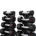 TKO Strength 10 Pair Vertical Dumbbell Rack - 840VDR10-BK with Urethane Dumbbells Gallery