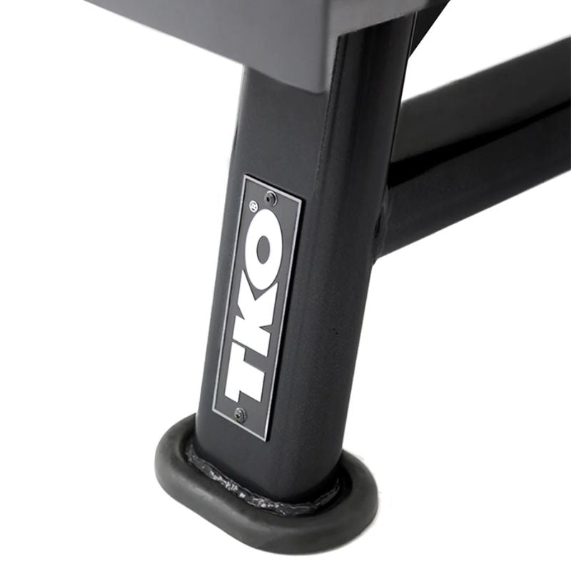 TKO Strength 2-Tier Kettlebell Rack - 859KR-BK With rubber feet to protect floors