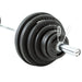 TKO Strength 300Lb Olympic Rubber Plate Set w_500lb Bar & Collars_- 803OR-300 Gallery 5