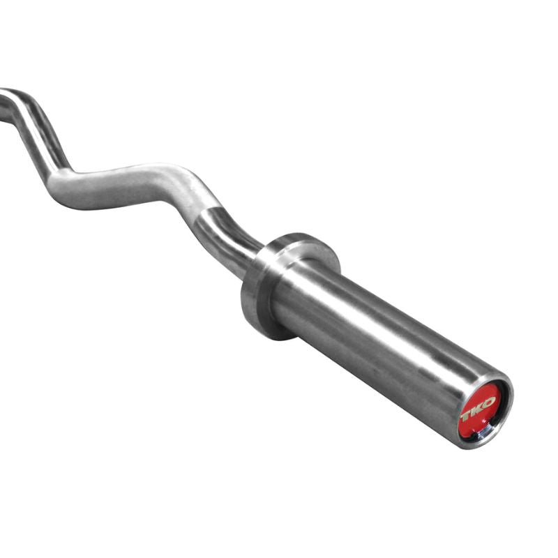 TKO Strength 47" Olympic Curl Bar – 813OB-47C