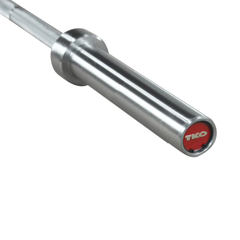 TKO Strength 60_ Olympic Straight Bar – 813OB-60 Sleeve Details
