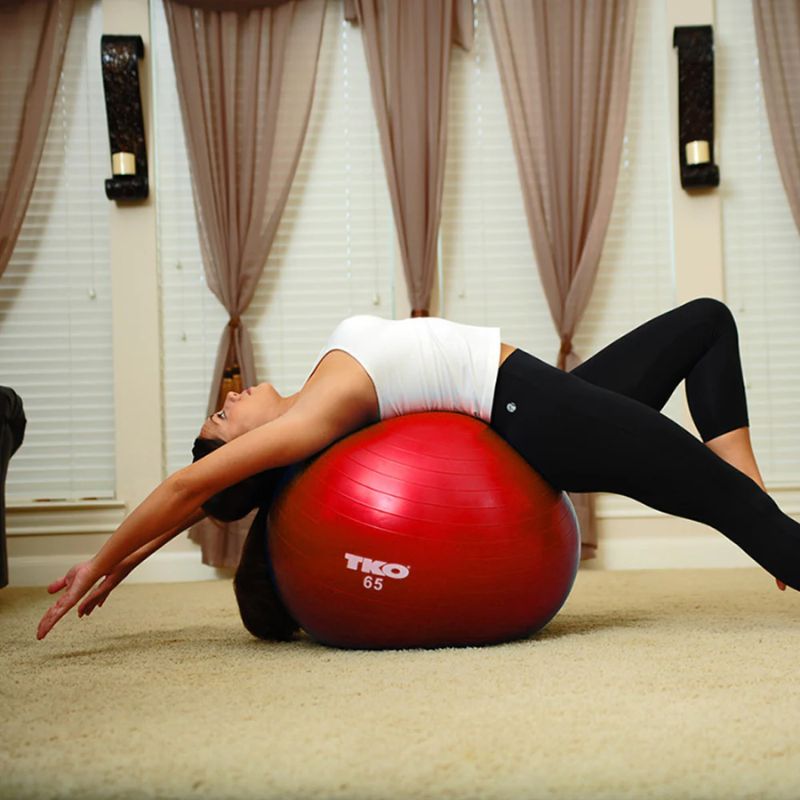 TKO Strength 65 cm Stability Ball Workout