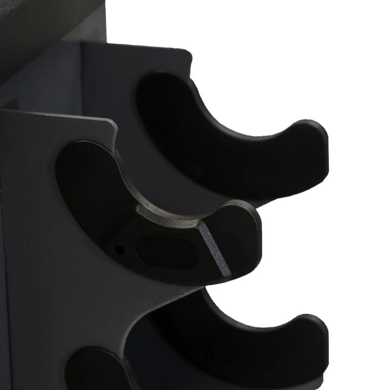 TKO Strength 8 PAIR VERTICAL DUMBBELL RACK (Black) - 826VDR8-BK Close up details