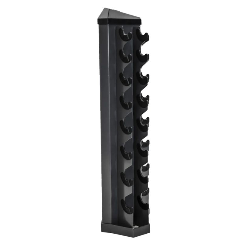 TKO Strength 8 PAIR VERTICAL DUMBBELL RACK (Black) - 826VDR8-BK Side View
