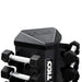 TKO Strength 8 PAIR VERTICAL DUMBBELL RACK (Black) - 826VDR8-BK Top View