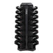 TKO Strength 8 PAIR VERTICAL DUMBBELL RACK (Black) - 826VDR8-BK with 5-25lb Urethane Dumbbells