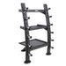 TKO Strength Accessory Rack (Matte Black) - 848ACR-BK Left Side Angled View