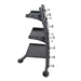 TKO Strength Accessory Rack (Matte Black) - 848ACR-BK Side View