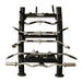 TKO Strength Accessory Rack (Matte Black) - 848ACR-BK  with Cable Attachments Accessories