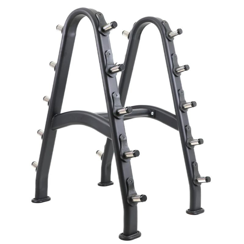 TKO Strength Barbell Rack for Rubber Barbells - 846BBR-BK Empty Rack