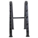 TKO Strength Barbell Rack for Rubber Barbells - 846BBR-BK Front View of Empty Rack