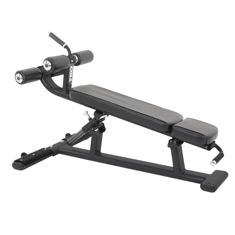 TKO Strength Commercial Ab_Crunch Bench - 875CB-BK Main Display on a white background