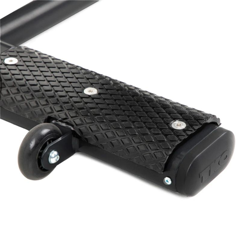 TKO Strength Commercial Multi-Angle Bench - 874MA-BK with rubber foot to protect floors