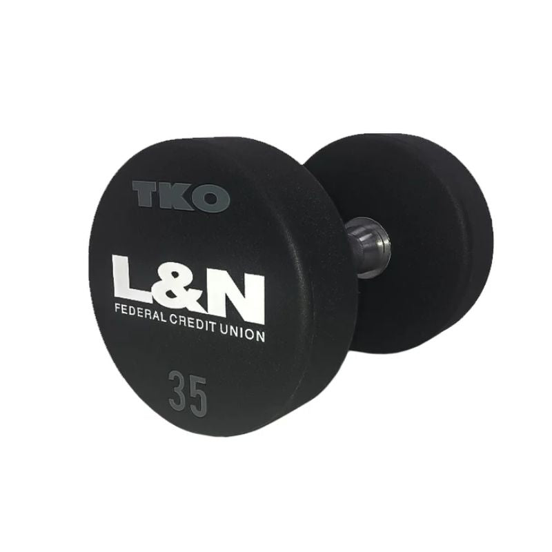 TKO Strength Custom Logo Urethane Dumbbell Sets Logo 4