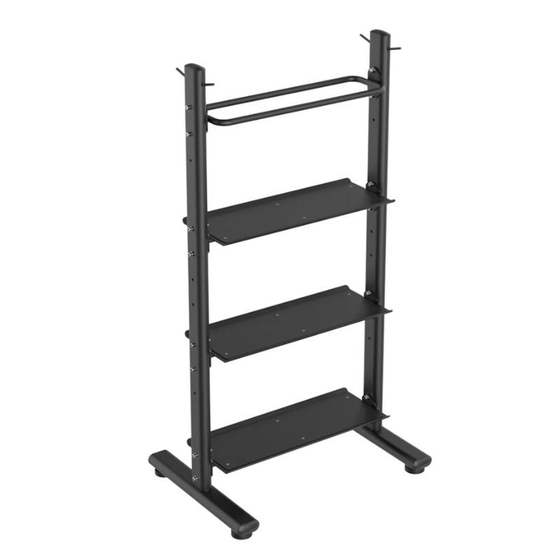 TKO Strength Customizable Accessory Storage Rack - 899ASR Left Side Angled View