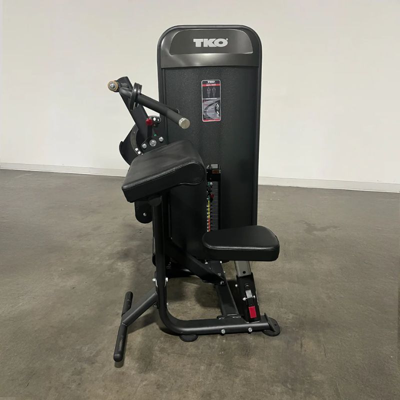 TKO Strength Dual Bicep _ Tricep Machine - 8803-BK Tricep Position