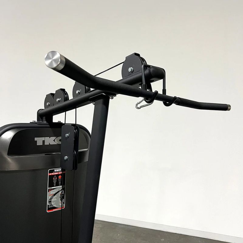 TKO Strength Dual Lat Pulldown _ Mid Row Machine - 8801-BK Lat Pullown Bar Details