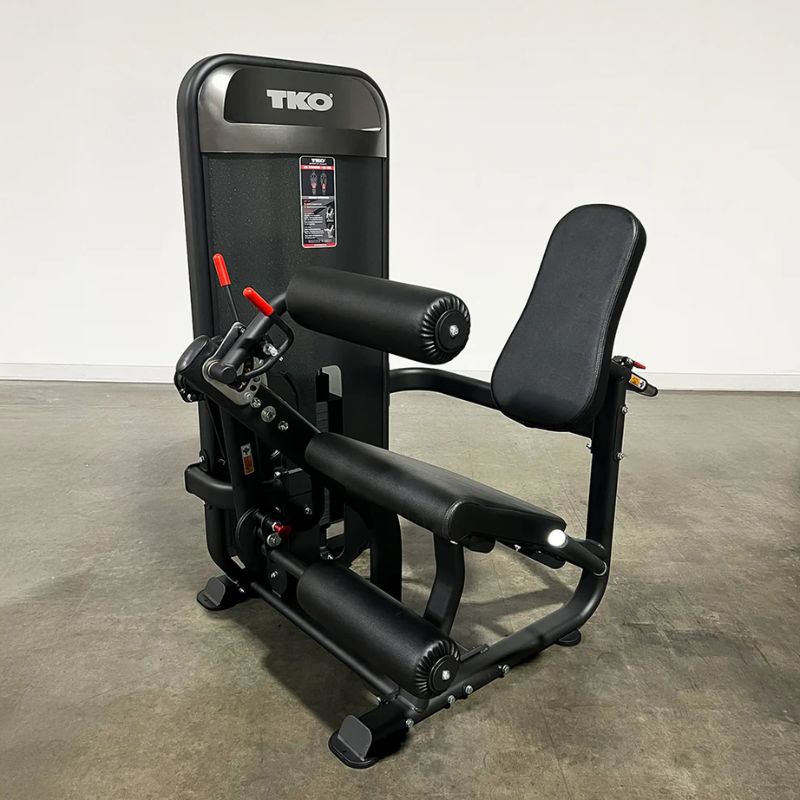 TKO Strength Dual Leg Extension _ Curl Machine - 8806-BK side view