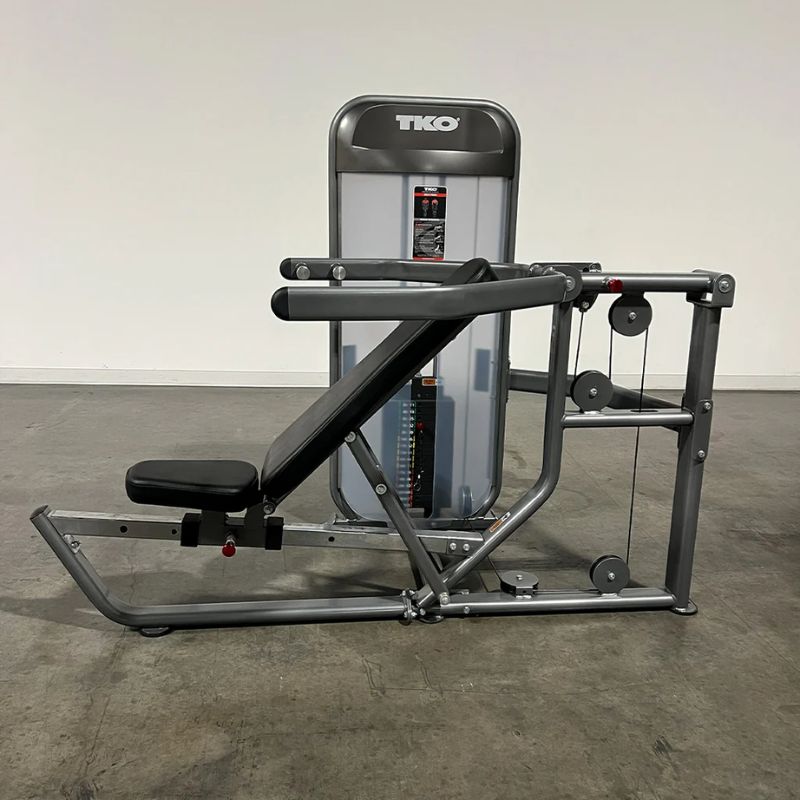 TKO Strength Dual Multi-Press Machine - 8800-BK Side View Inclined Position