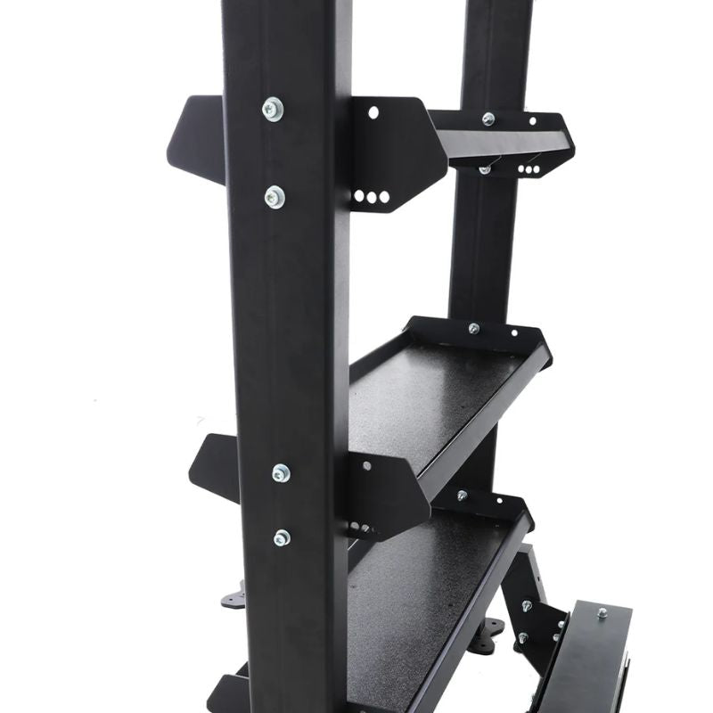 TKO Strength Free Standing Single Bay Adjustable Tray Rack