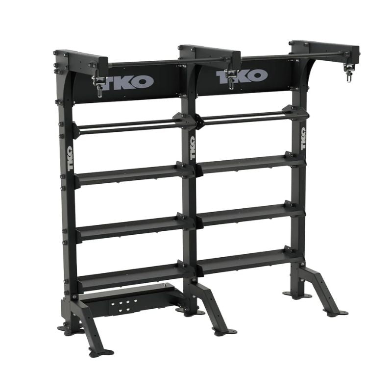 TKO Strength Freestanding Double Bay - DB-DSUB-8FS  Side View on a white background