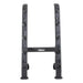 TKO Strength Half Barbell Rack for Rubber Barbells - 845BBR-BK Front Empty Rack