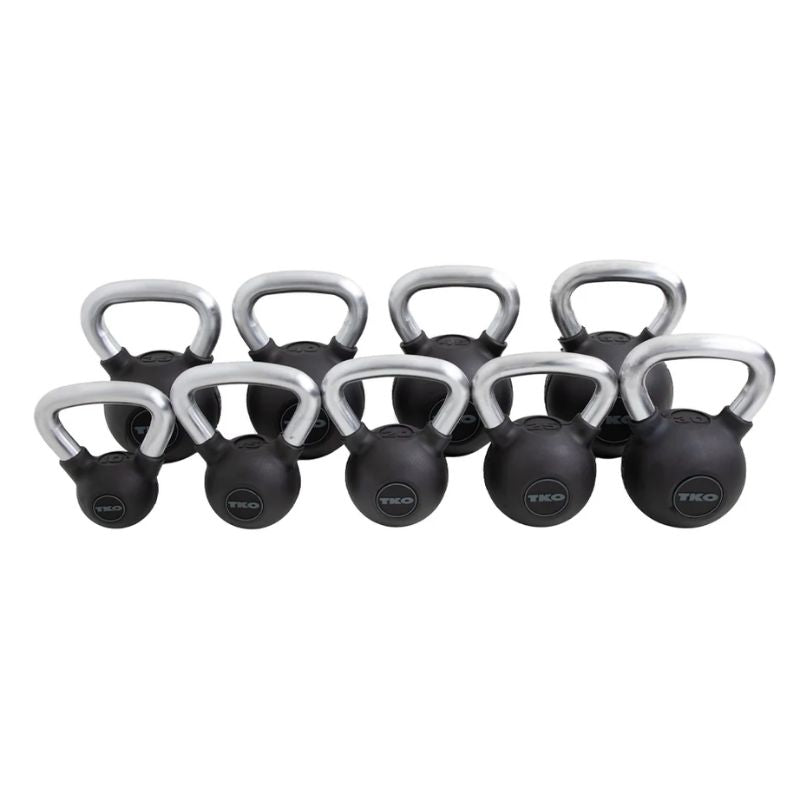 TKO Strength Kettlebells 858KBR 10-50 lbs