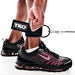 TKO Strength Neoprene Ankle Strap - 106-BK Attached to legs