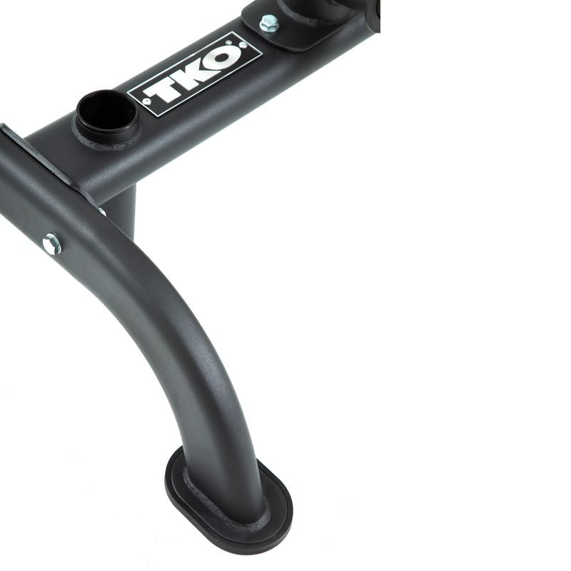 TKO Strength OLYMPIC PLATE TREE W_ BAR HOLDER with LOGO