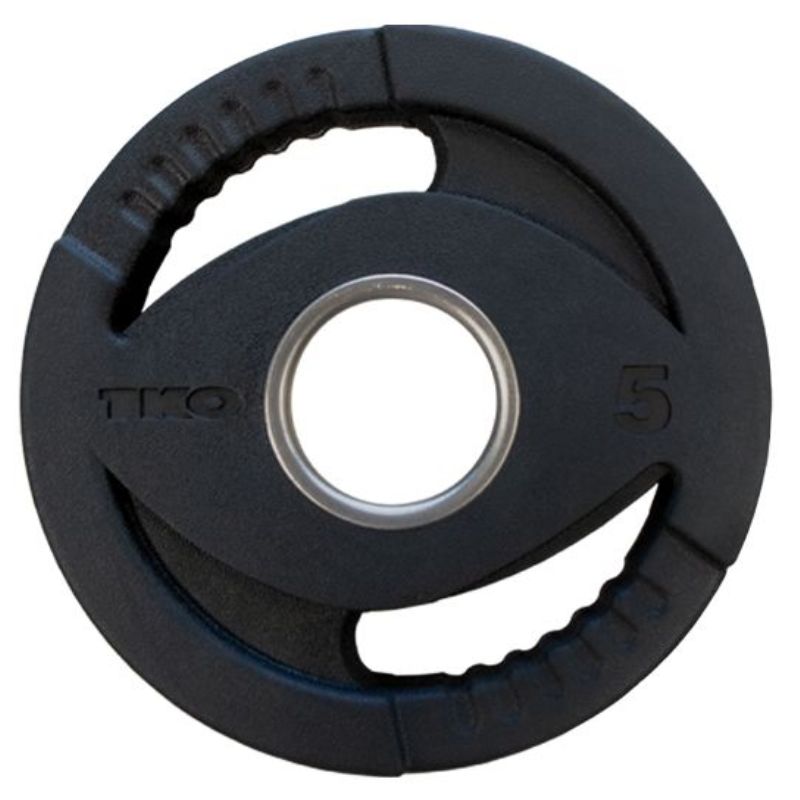 TKO Strength Olympic Rubber Grip Plate 5 lb Rubber Grip plates
