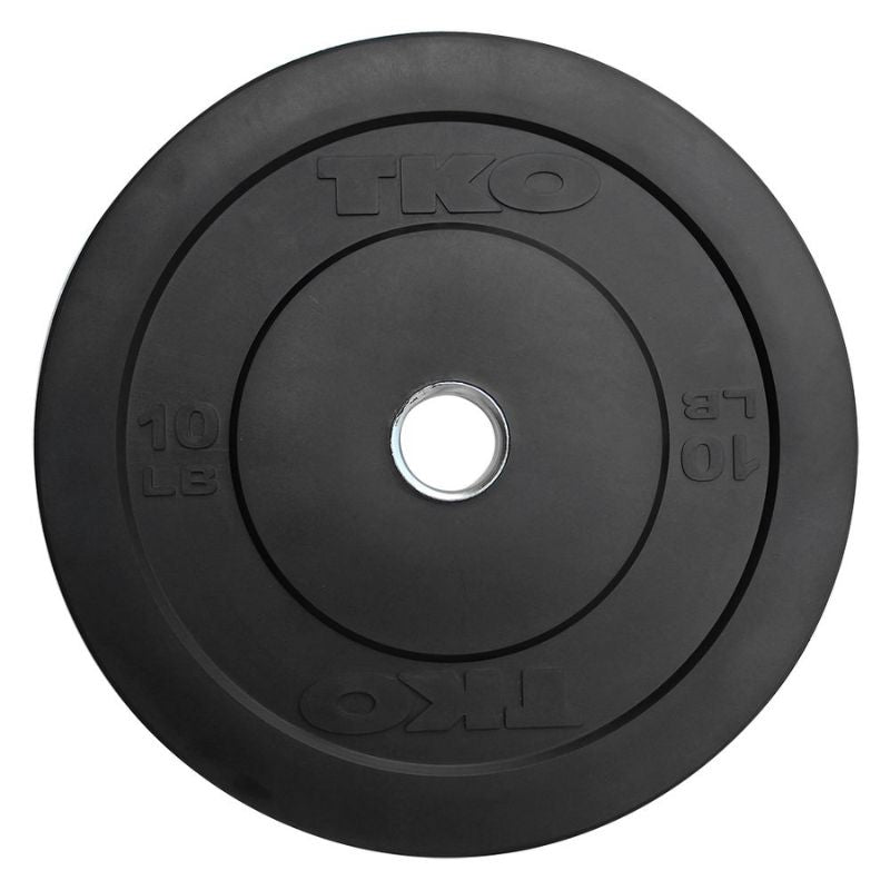 TKO Strength Rubber Bumper Plates Set - 802BP 10 lb Bumper Plates