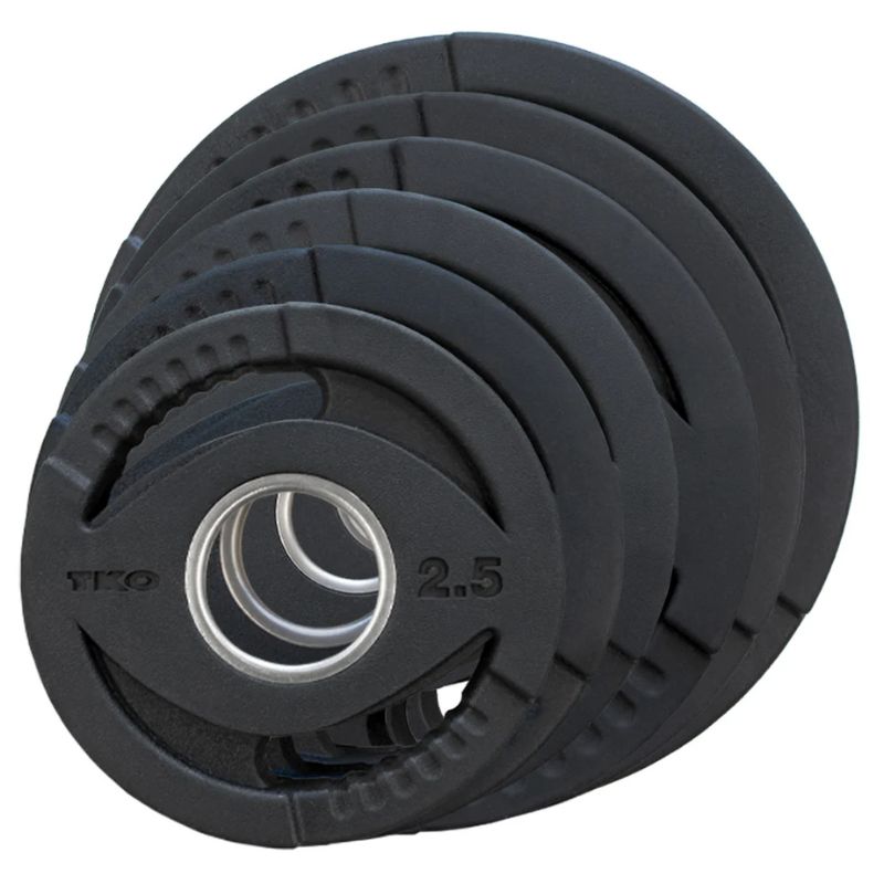 TKO Strength Rubber Olympic Plate Sets