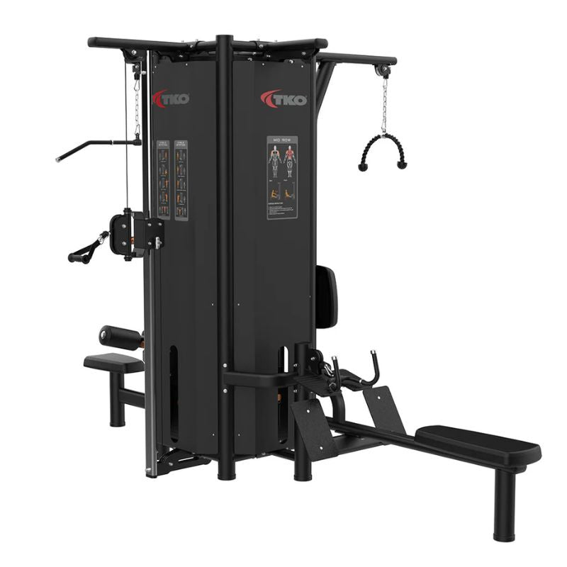 TKO Strength Signature 4-Stack Cable Machine - 7031-B Side View