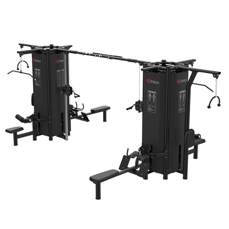TKO Strength Signature 8-Stack Cable Machine - 7033-B Right Side View