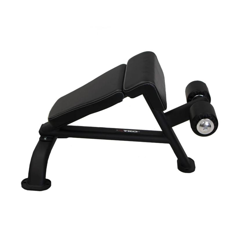TKO Strength Signature Abdominal Crunch Bench - 7043-G2 Side Top View