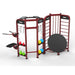 TKO Strength Stretching+Rebounder Station - 9905 Red Finish