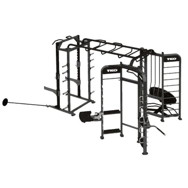 TKO Strength Stretching+Rebounder+Power Rack Station - 9902 Matte Finish