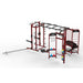 TKO Strength Stretching+Rebounder+Power Rack Station - 9902 Red Finish