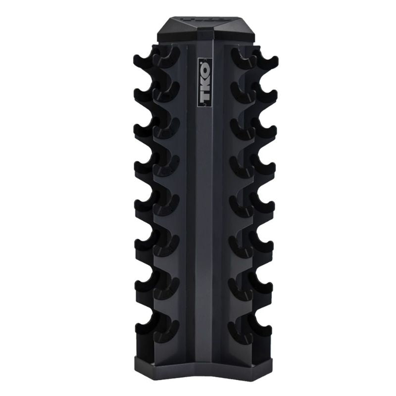TKO Studio Dumbbell Set Vertical Rack