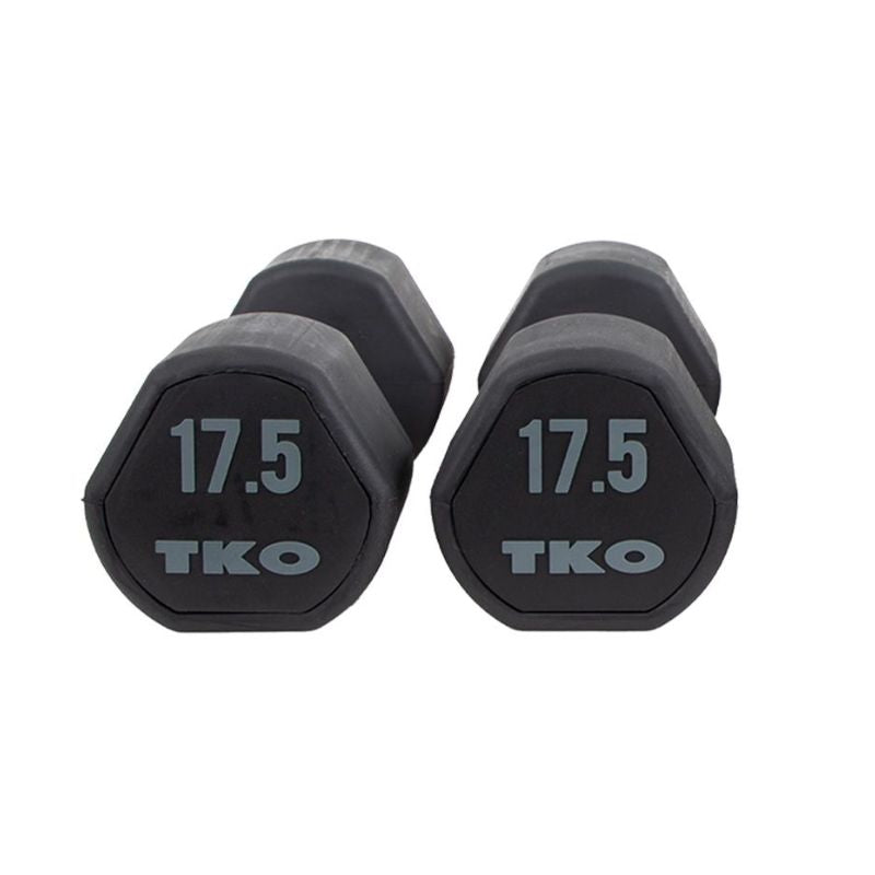 TKO 17.5 lb Pair Studio Dumbbell