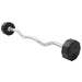 TKO 40lb 10-Sided Fixed Curl Bar (Rubber)