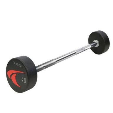 TKO 40lb Signature Urethane Straight Barbell