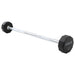 TKO 40lb Urethane Fixed Straight Barbell Set